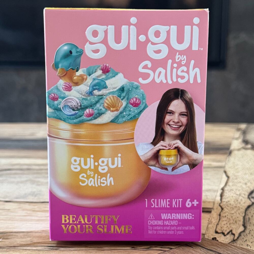 NIB Gui-Gui by Salish Matter RARE YELLOW CLOUD Slime Kit - Beautify Your Slime